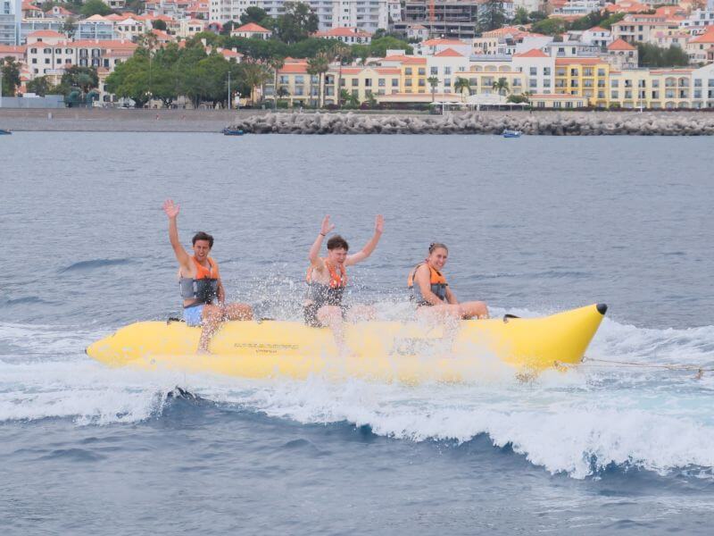 Banana Boat Ride in Madeira Island